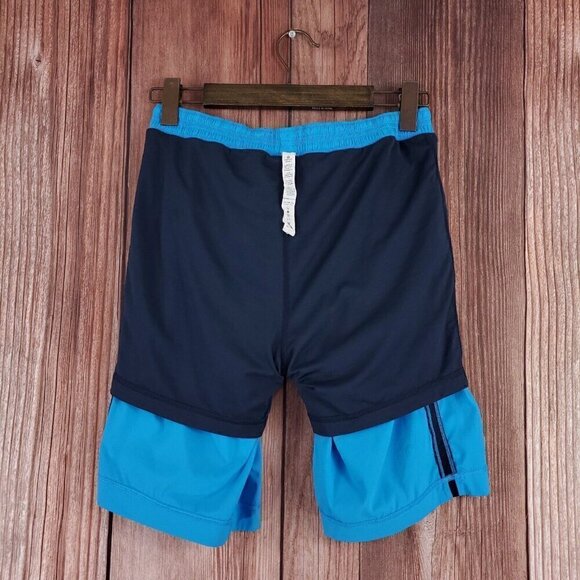 Lululemon Mens Medium 8.5" Inseam Pace Breaker Lined Short Blue Shorts Pockets - Picture 4 of 14
